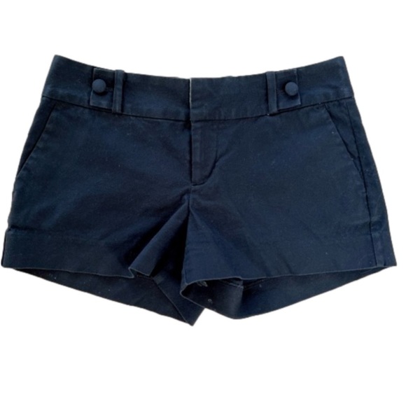 Banana Republic Black Cotton Shorts - Size 2 - Picture 1 of 2